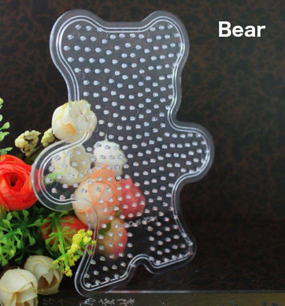 5mm Hama Bead Pegboard Perler Fuse Iron Beads Tool Butterfly bear Various  styles Puzzle Template for Creative Educational Toys