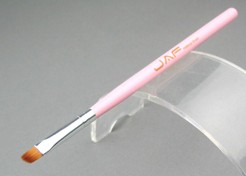 Angled Eyebrow Brush Synthetic Taklon Hair Gel Eyeliner Brush Etsy