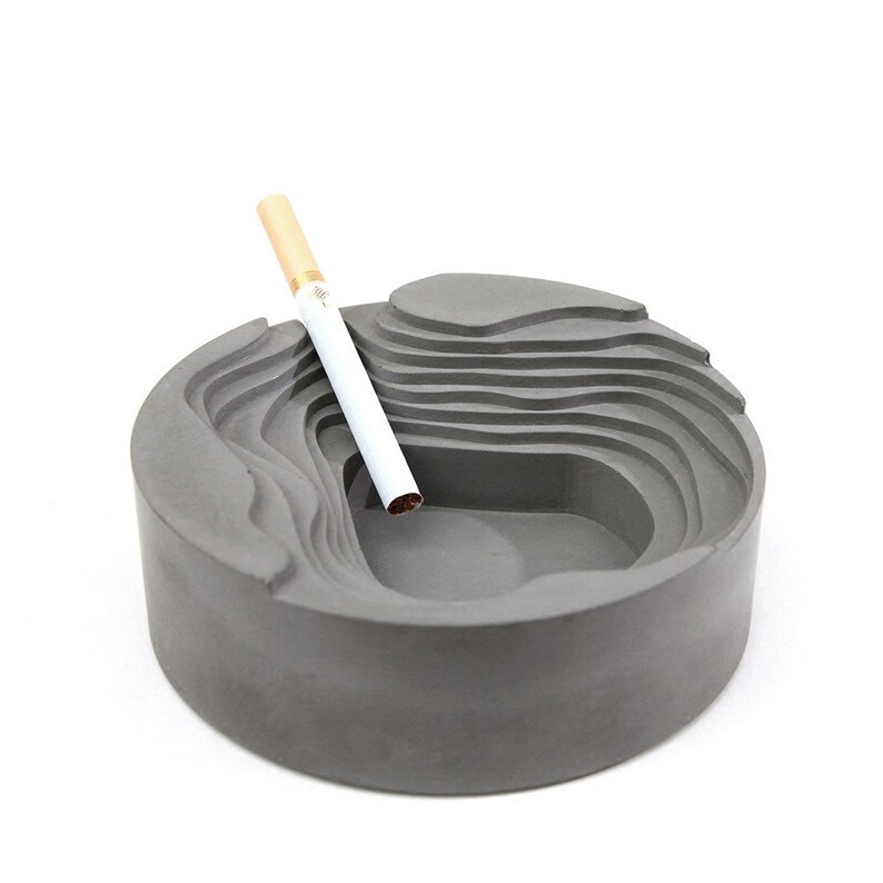 Silicone Mold Cement Geometry Flowerpot Mold Ashtray Molds for Etsy