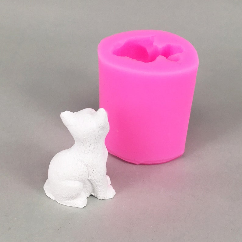 DIY Lovely Small Cat Candle Mold Soap Mold Chocolate Mold 3D Etsy