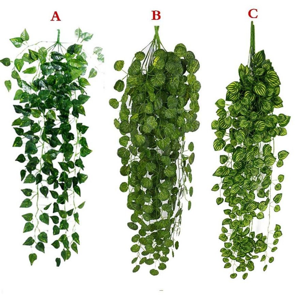 1pcs Artificial Fake Hanging Vine Plant Leaves Garland Home Etsy UK