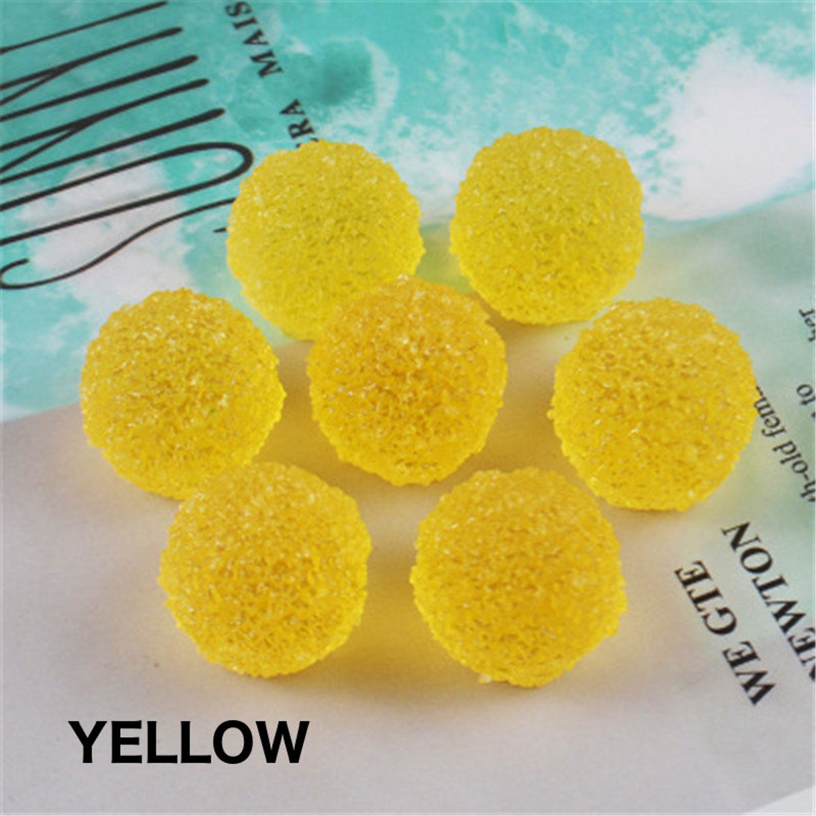 10pcs Simulation Round Candy Filler for Clear/fluffy Mud Box Etsy