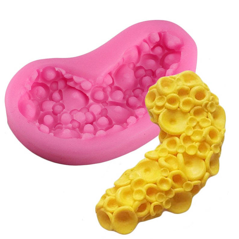 Coral Silicone Mold Sugar Candy Chocolate Polymer Clay Mould Etsy