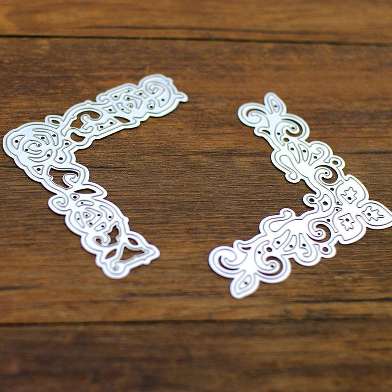 5 pcsset Square Lace Type Delicate Pretty Paper DIY Cutter Cutting Die Metal Material for Scrapbooking