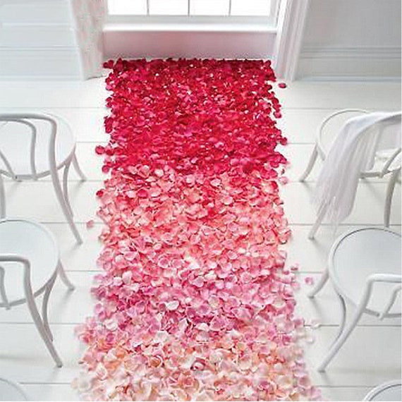 1000PCs Silk Flower Petals Proposal Decorations Romantic Wedding Party  Decorate