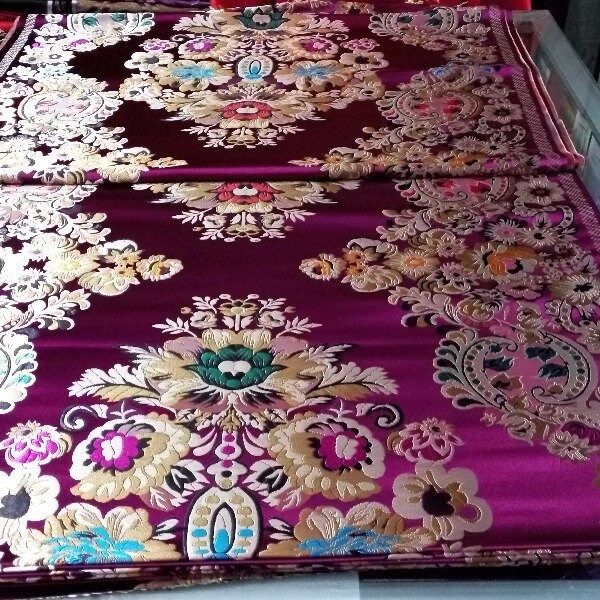 Chinese Silk Fabric - Etsy