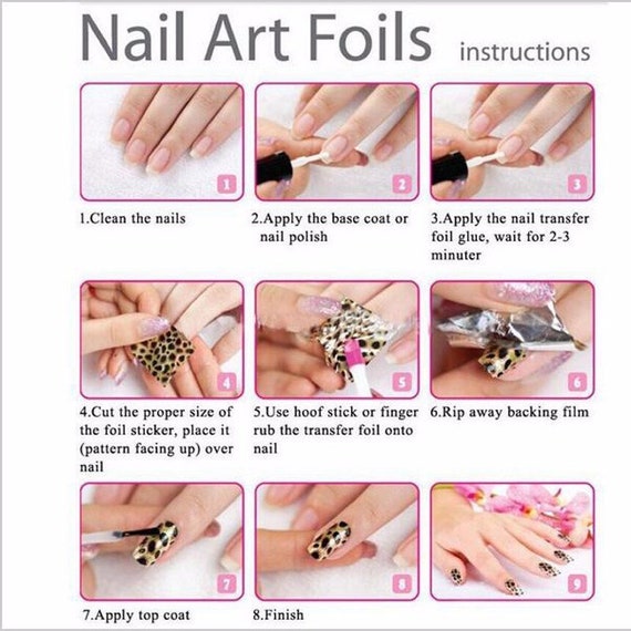 3 Ways to apply Nail Art Transfer Foils 