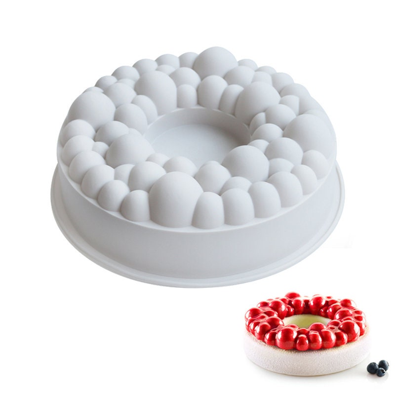 1pc Silicone Cake Mold, Modern Square Design Cake Mould For