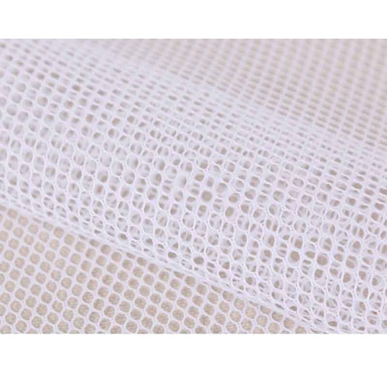 Mesh Fabric Classic Honeycomb Net Fabric Multifunction for Bag Pillow Car Cushion Clothing Lining Apparel Cloth DIY Sewing image 4