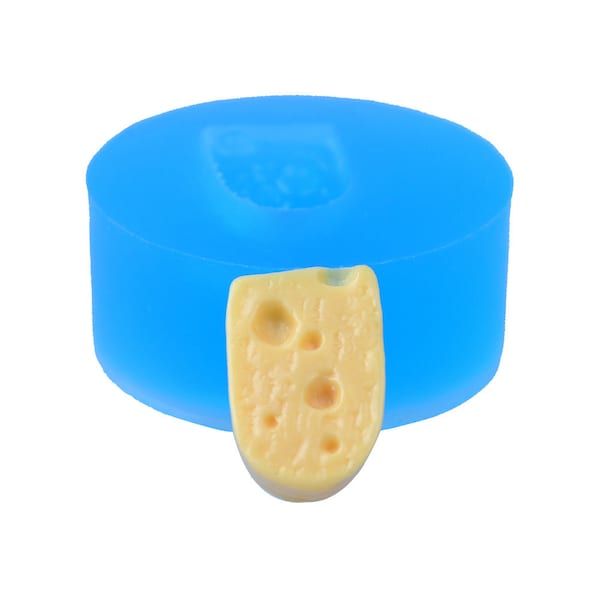 15.7mm CHEESE Silicone Push Mold - Cake Decoration, Fondant, Gum Paste, Resin Polymer Clay, Butter, Chocolate, Food Safe