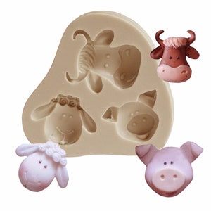 Animal Silicone Mold Fondant Mold Cake Decorating Tools Chocolate