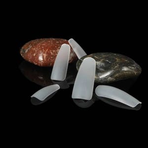 Pack 600pcs Clear Coffin False Nail Tips 12 Sizes Full Cover Acrylic Ultra Thin ABS Material Nail Art Tips image 7