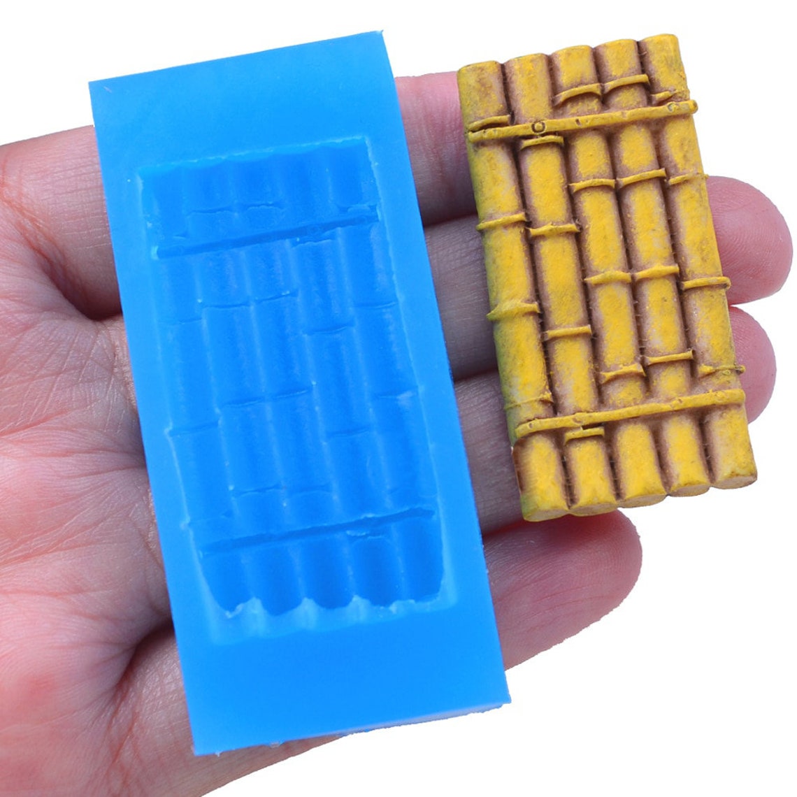 46.1mm Big Bamboo Fence Silicone Mold Fondant Sugarcraft Etsy