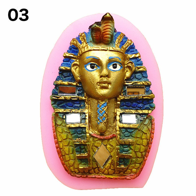 Egyptian Pharaoh Silicone Mold Cake Mold Chocolate Gypsum Etsy