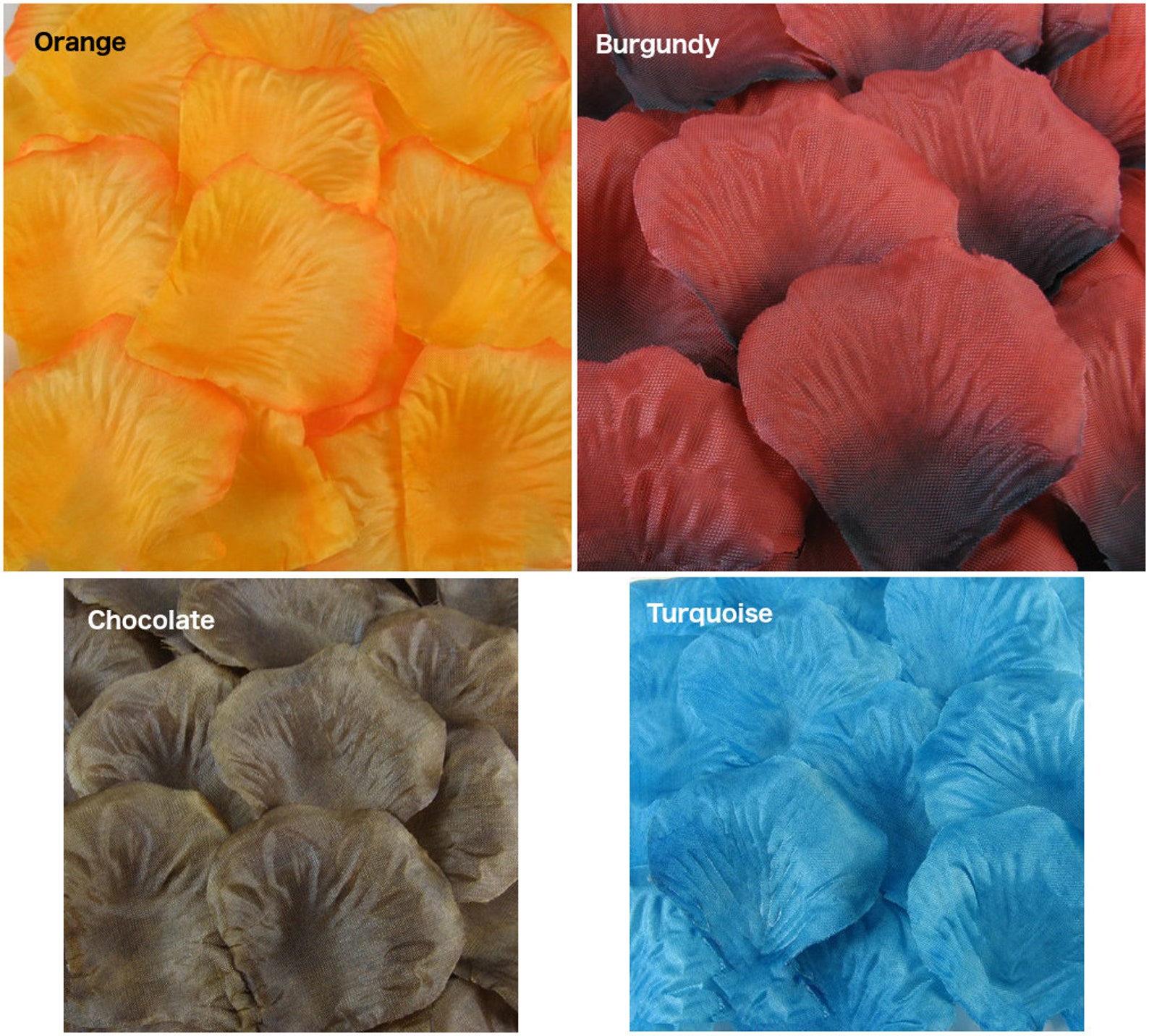 Choose Colors 500 Pc Silk Rose Petals Table Artificial Flowers Etsy