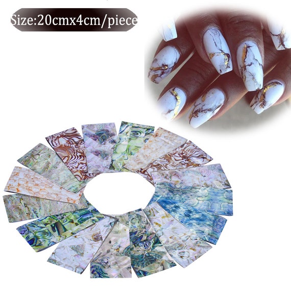 Designer Transfer Foil Nail Art Decoration -10 pcs