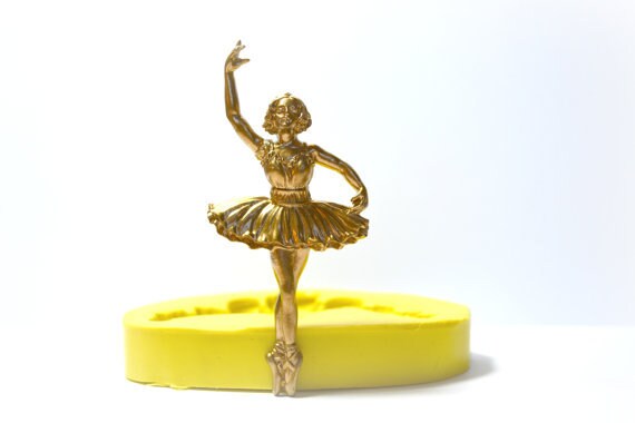 Silikon Form Fondant Formen Ballerina Silikon Gummi Flexible Lebensmittel sicher Form Ballett Mädchen für Kuchendekorationen Silikon Form Fondant Formen Ballerina Silikon Gummi Flexible Lebensmittel sicher Form Ballett Mädchen für Kuchendekorationen