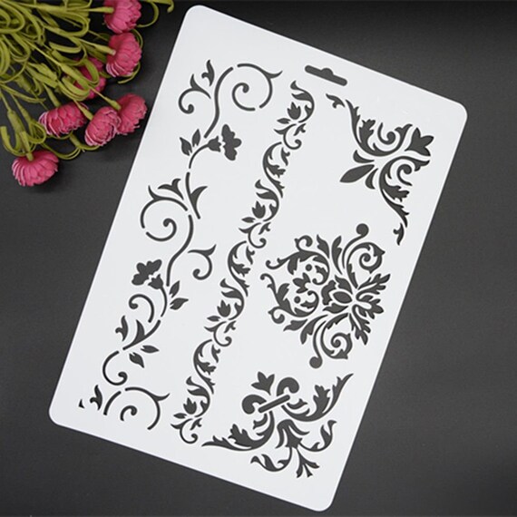 Reusable Airbrush Template Painting Stencils Scrapbooking Decor Art Wall Craft Reusable Airbrush Template Painting Stencils Scrapbooking Decor Art Wall Craft