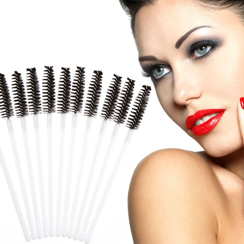 50pcs/pack Disposable Micro Eyelash Brushes Mascara Wands Etsy