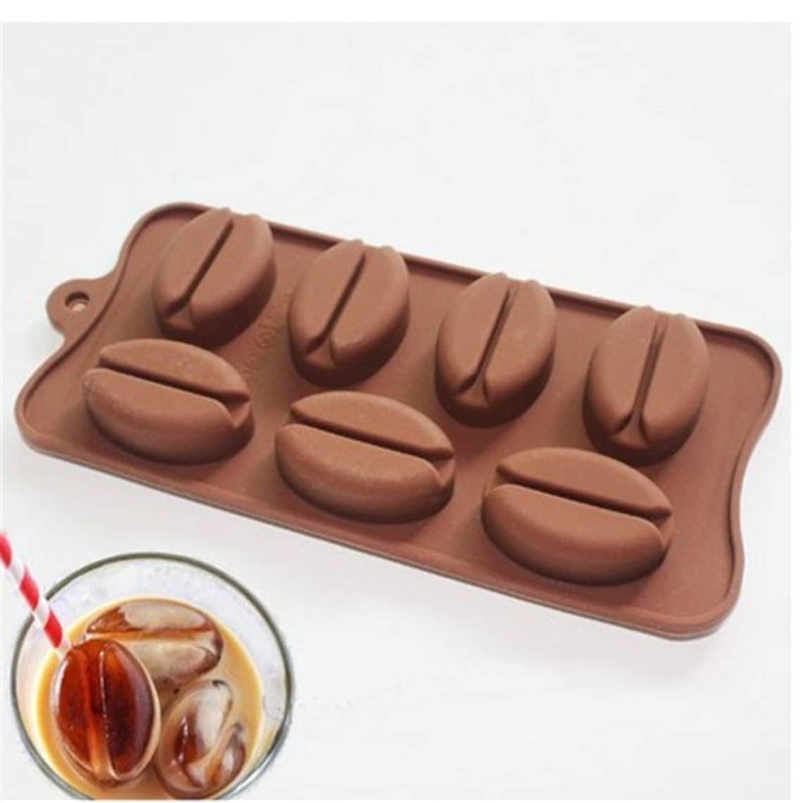 3D Coffee Beans Form Silicone Molds Chocolate Soap Moulds Etsy