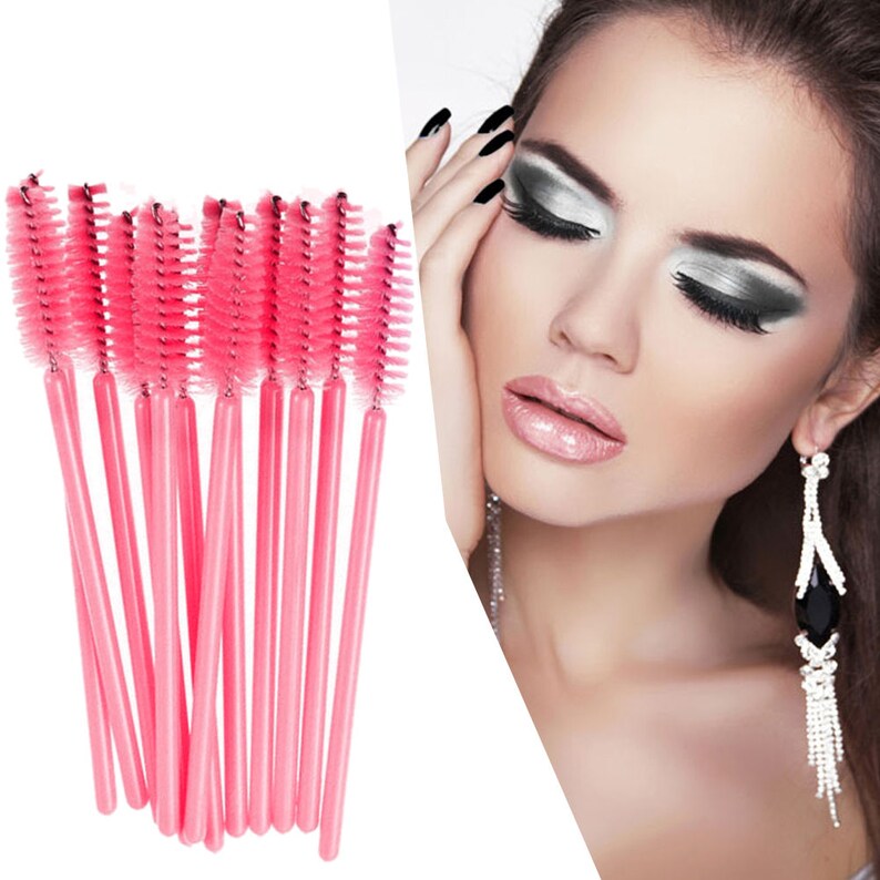 50pcs/pack Disposable Micro Eyelash Brushes Mascara Wands Etsy