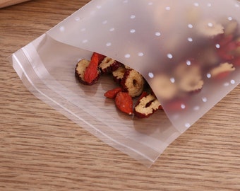 100 Pcs Plastic Flower Cookie Packaging Cupcake Wrapper Self-adhesive Bags Shan 100 Pcs Plastic Flower Cookie Packaging Cupcake Wrapper Self-adhesive Bags Shan