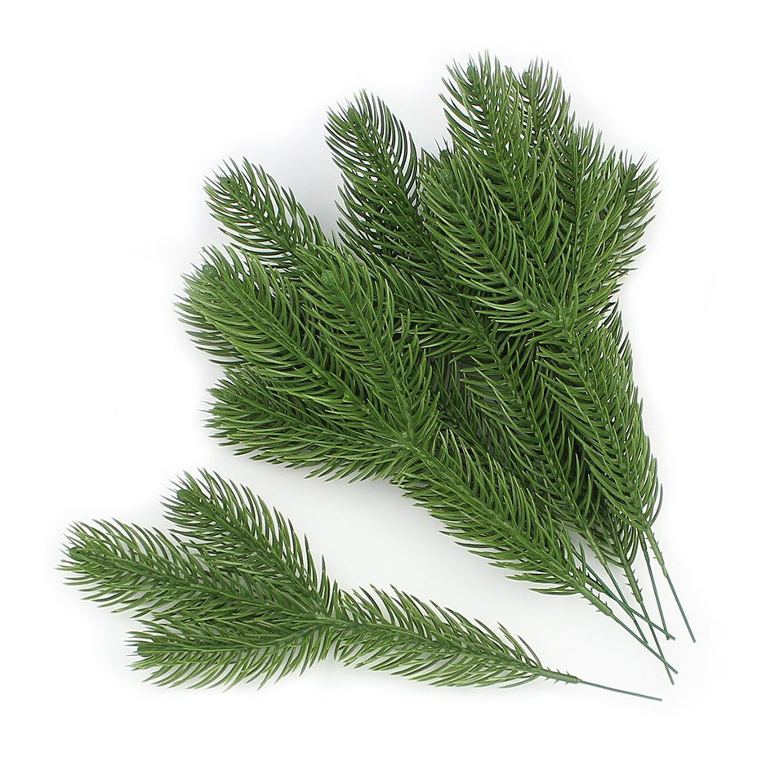 5pieces Artificial Pine Branches Fake Plants Artificial Etsy