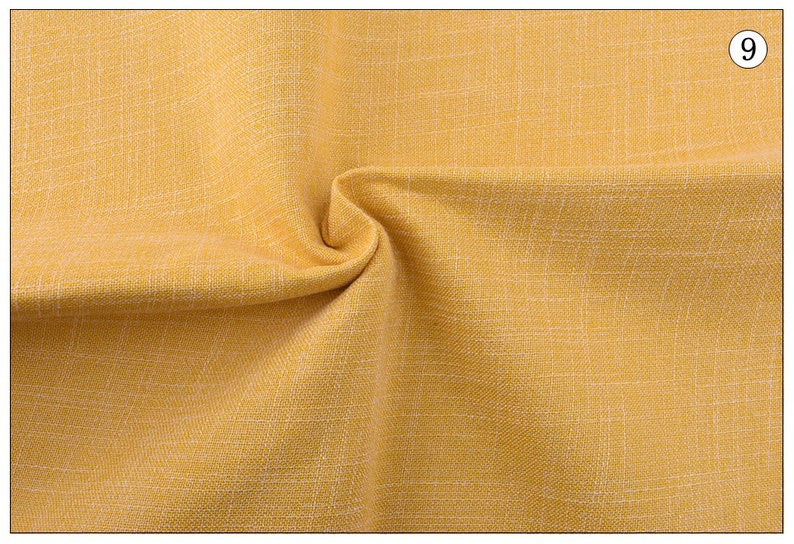 Solid Colors Cotton Linen Fabric for Patchwork QuiltingDIY SewingSofa Table ClothFurniture Cover TissueCushion Meter