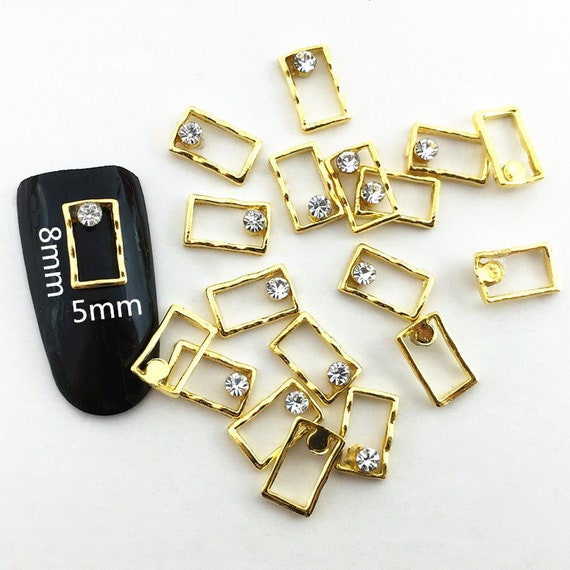 Buy 02# : Ownsig 3D Nail Art Decals Diy Nails Decoration Tips Charms  Accessories For Nails Golden Geometric Patterns 02 Online at Low Prices in  India - Amazon.in