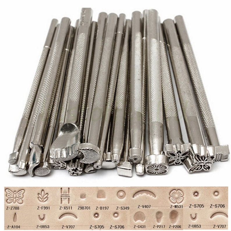 20 Pieces/set Leather Working Saddle Making Tools Carving Etsy