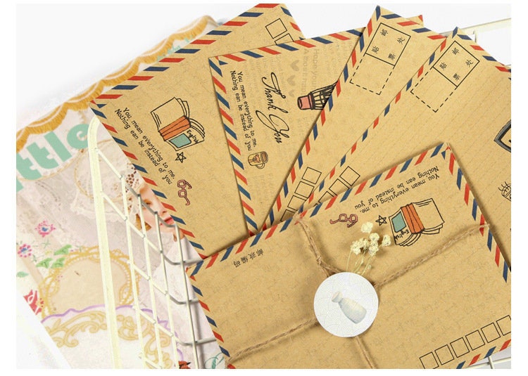 16 Pieces/Lot Large Vintage Envelope Postcard Letter Etsy