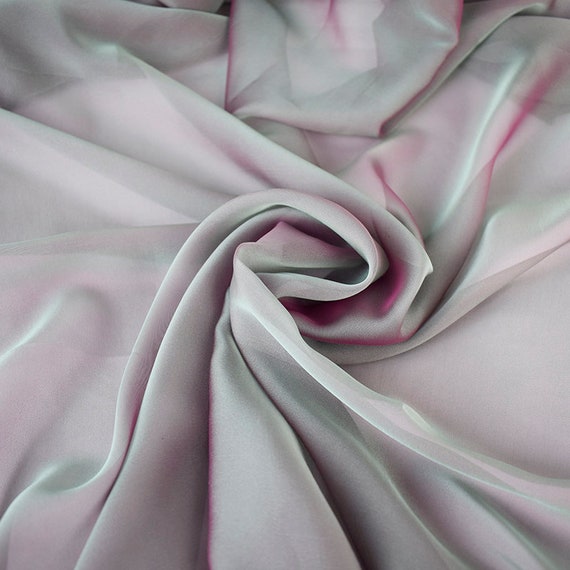 HANDLOOM 100/% SILK DUPION 54/" wide `AUTUMN` BY HALF MT
