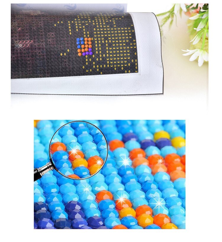 SpongeBob）5D DIY Full Square Drill Diamond Painting Embroidery Cross Stitch  Mosaic Decorative Painting Home Decor Gift