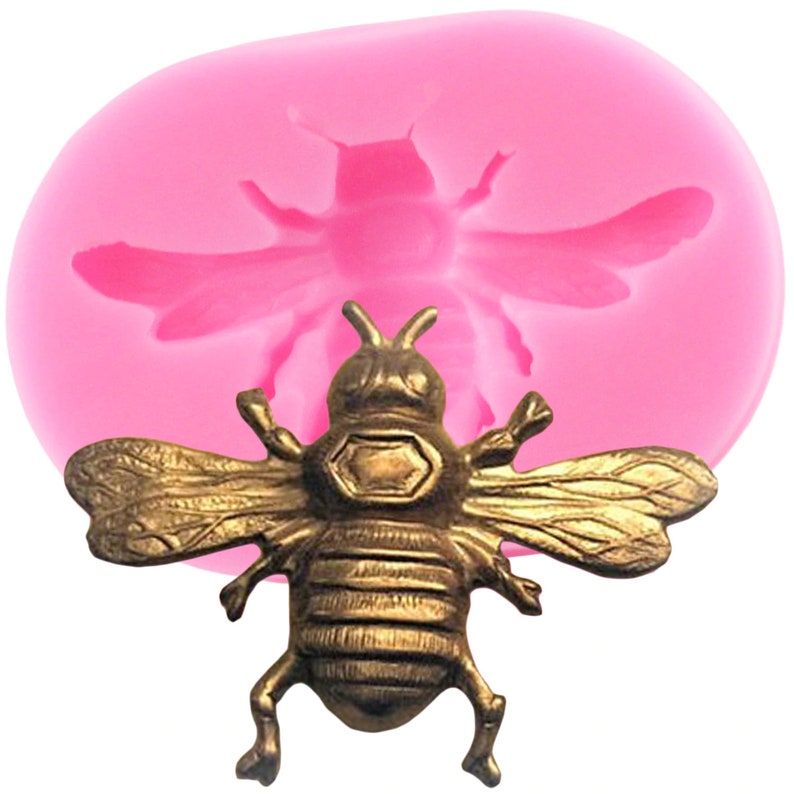 Bee Sugarcraft Silicone Mould Fondant Molds DIY Candy Clay Cake Decorating Tools Bee Sugarcraft Silicone Mould Fondant Molds DIY Candy Clay Cake Decorating Tools