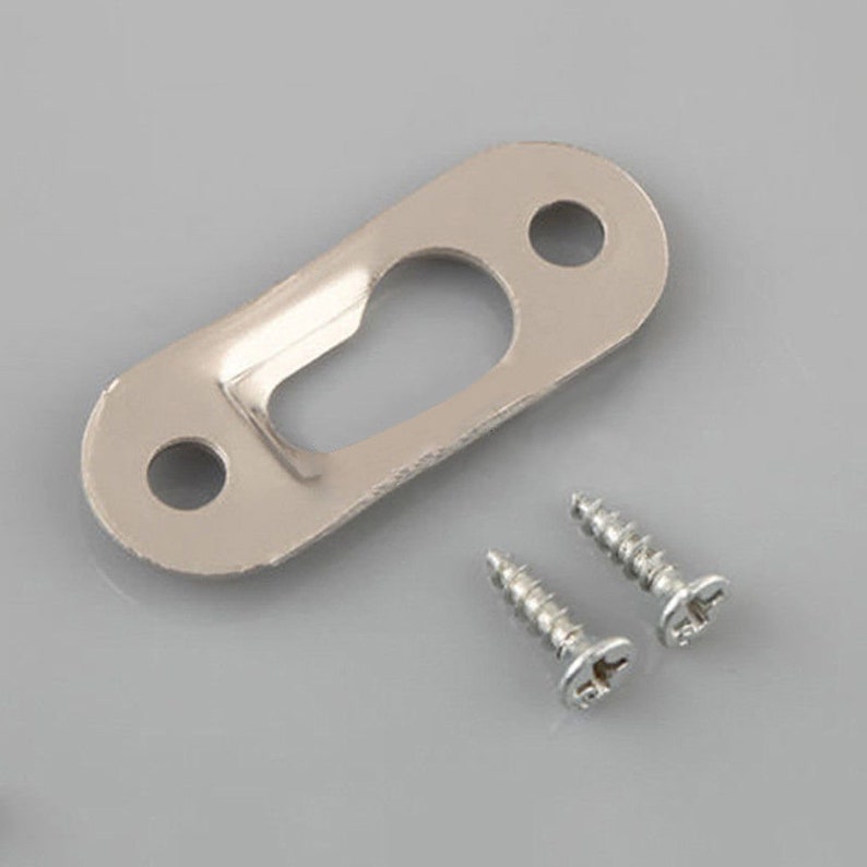 20x Heavy Duty Flat Keyhole Picture Frame Hangers Two Hole Etsy