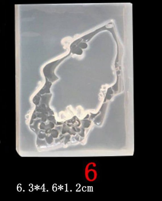 Carved Jade Pendant Silicone Mold Resin Jewelry Earring Pendants Necklace Mould