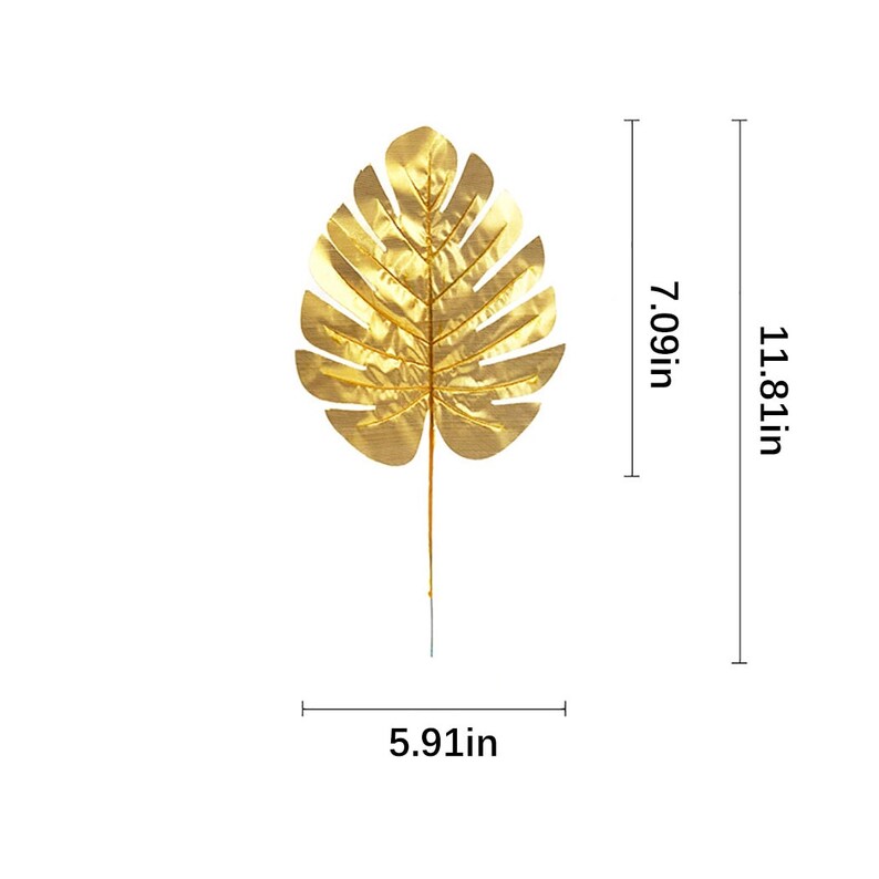 30PCS Artificial Palm Leaves Assorted Hawaiian Style Etsy