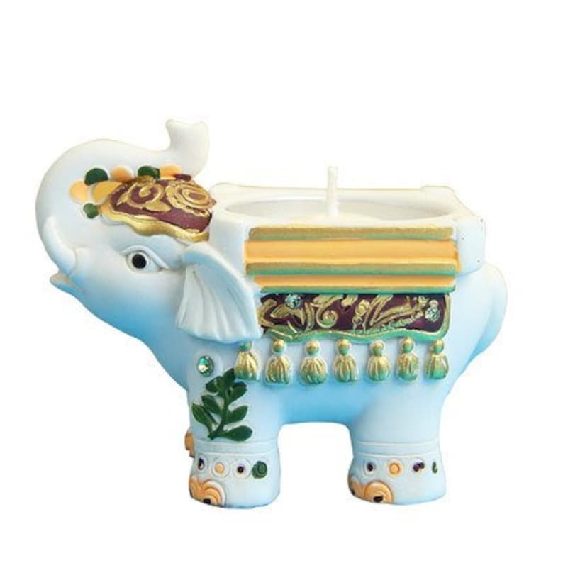 Silicone Mold Small Candlestick Tea Candle Holder Molds Animal Cute Thai Elephant Handmade for Cake Decorations