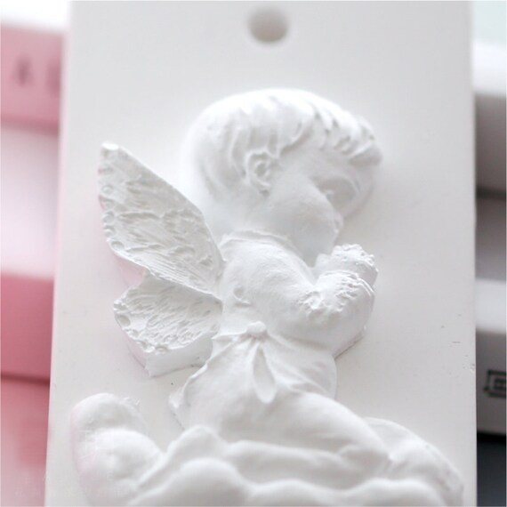 3D Religious Praying Angel Baby Silicone Mould Fondant Sugar Craft Cake Mold DIY 3D Religious Praying Angel Baby Silicone Mould Fondant Sugar Craft Cake Mold DIY