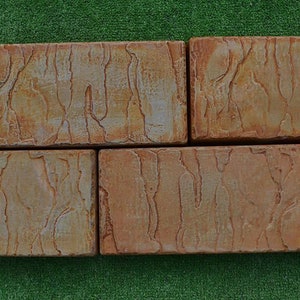 Concrete Molds Paver Design Stone Patio Casting Garden Brick Slab Set 12pcs