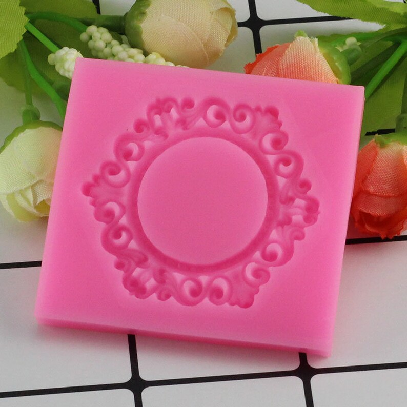 3D Frame Cake Border Silicone Mold DIY Cupcake Baking 3D Frame Cake Border Silicone Mold DIY Cupcake Baking