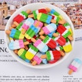 Lot 5PCS Resin Popsicle Ice Cream Polymer Slime Charm Modeling Clay DIY Accessories Box Toy for Children Slime Supplies Filler product logo