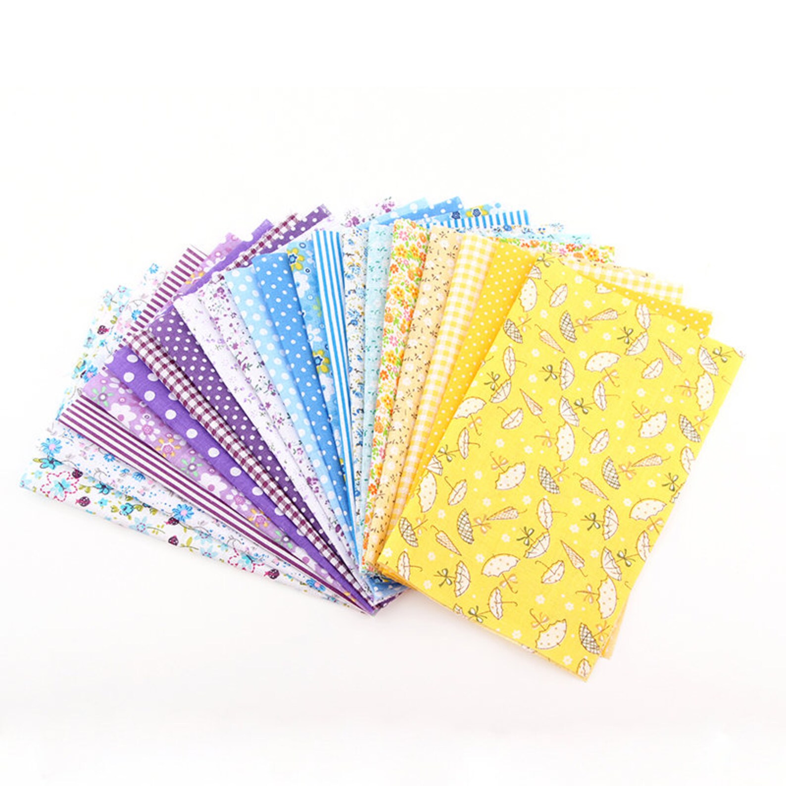 80 Pieces Floral Series Patchwork Cotton Fabric Quit Patchwork Etsy