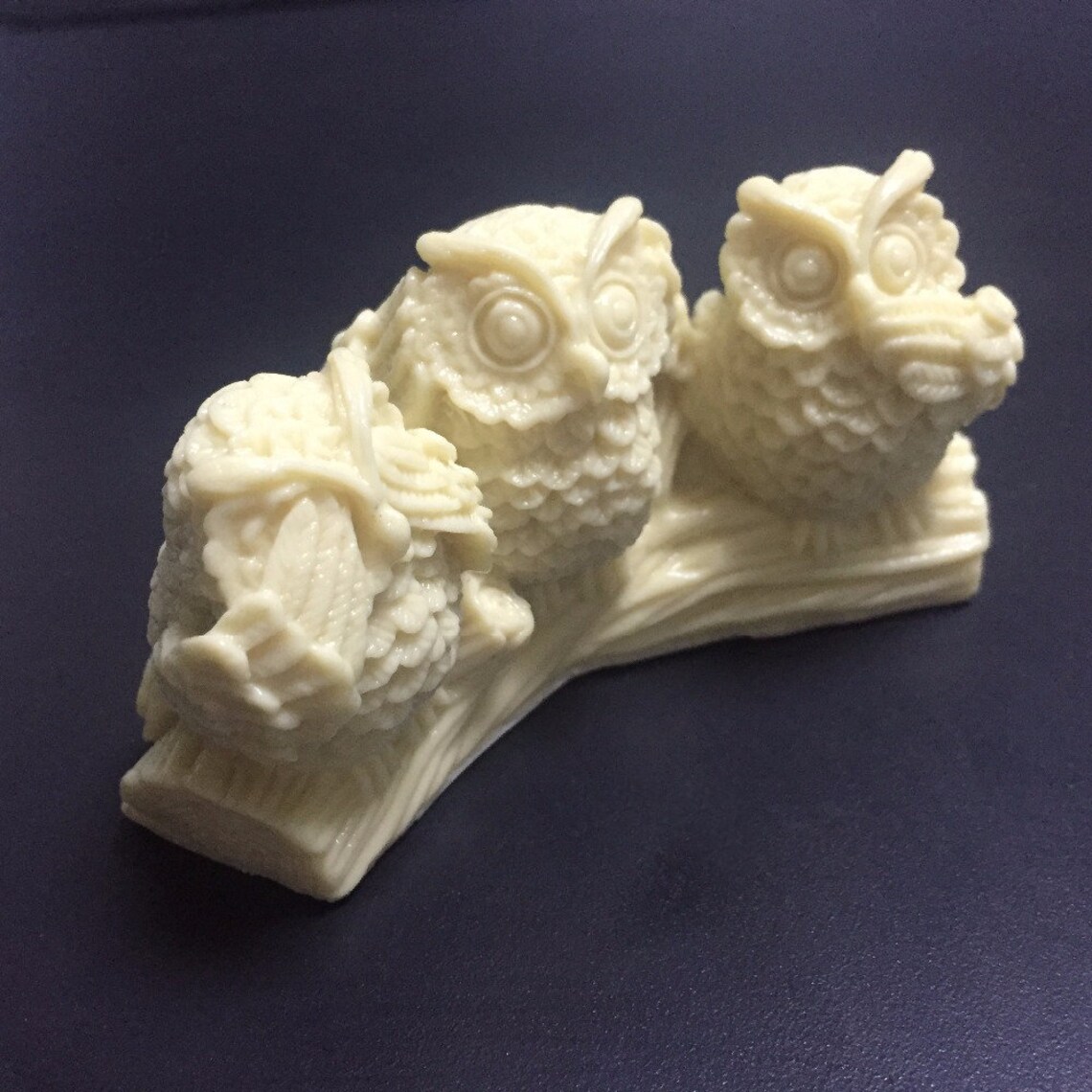 3D Owl Silicone Molds Owl Soap Mold Owls Silicone Soap Molds Etsy