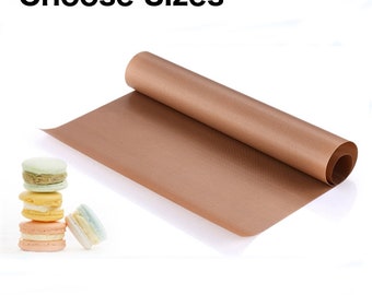 1pc Teflon Sheet 30*40cm/40*60cm, Tapis de cuisson résistant réutilisable, Papier à l’épreuve de l’huile, Outil four à pâtisserie, Antiadhésif pour la cuisson