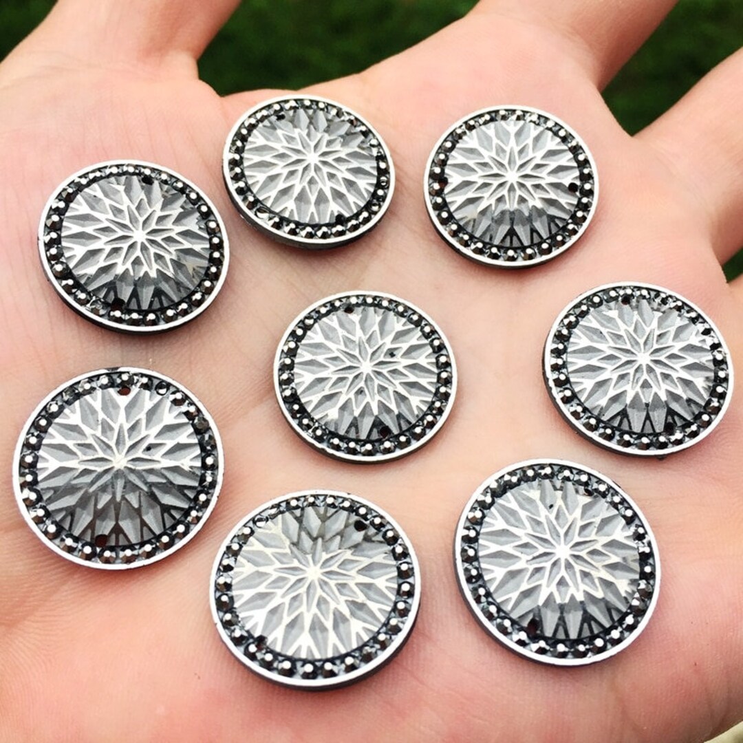 Lot 20mm 20pcs New Arrival Rhinestones for Sewing Flatback Cabochon ...