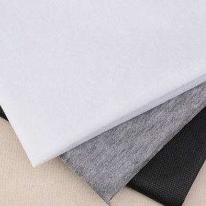 2 Rolls Clothing Adhesive Interlining Non-woven Fabric Strip