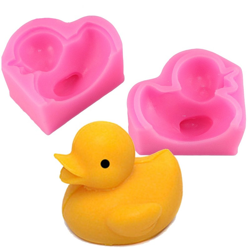 3D Duck Silicone Soap Molds Candle Mold DIY Baking Cake Chocolate Candy Ice Tool
