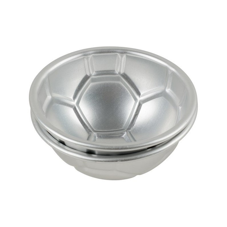 2pcs/set Football Cake Mold 3D Aluminium Soccer Cake Pudding Etsy
