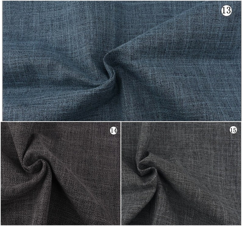 Solid Colors Cotton Linen Fabric for Patchwork QuiltingDIY SewingSofa Table ClothFurniture Cover TissueCushion Meter